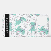 Weltraumdinosaurier, Niedliche Dinosaurier, Sterne Case-Mate iPhone Hülle (Rückseite (Horizontal))
