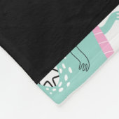 Weltraumdinosaurier, Niedliche Dinosaurier, Sterne Fleecedecke (Ecke)