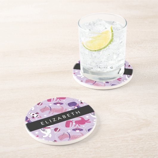 Weltraumdinosaurier, Niedliche Dinosaurier, Sterne Getränkeuntersetzer (Seite)