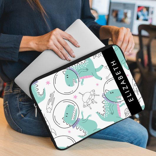 Weltraumdinosaurier, Niedliche Dinosaurier, Sterne Laptopschutzhülle