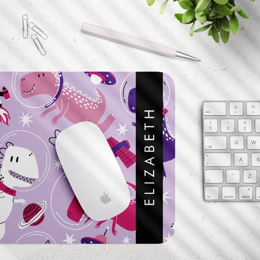 Weltraumdinosaurier, Niedliche Dinosaurier, Sterne Mousepad