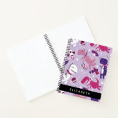 Weltraumdinosaurier, Niedliche Dinosaurier, Sterne Notizblock (Innenseite)