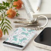 Weltraumdinosaurier, Niedliche Dinosaurier, Sterne Schlüsselanhänger (Vorderseite rechts)