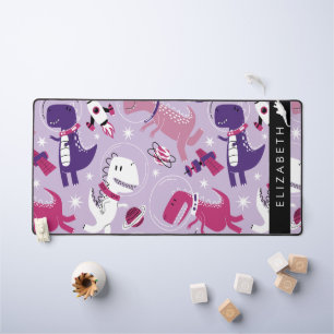 Weltraumdinosaurier, Niedliche Dinosaurier, Sterne Schreibtischunterlage