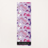 Weltraumdinosaurier, Niedliche Dinosaurier, Sterne Yogamatte (Vorderseite)