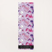 Weltraumdinosaurier, Niedliche Dinosaurier, Sterne Yogamatte (Rückseite)