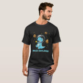 Weltraumdinosaurier prähistorische Dinosaurier Kin T-Shirt (Vorne ganz)