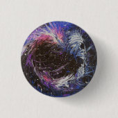 Weltraumdrache Button (Vorderseite)