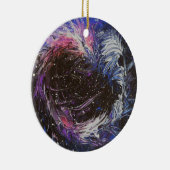 Weltraumdrache Keramik Ornament (Rechts)