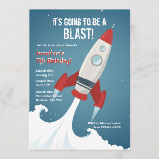 Weltraumeinladung Einladung