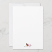 Weltraumeinladung Einladung (Rückseite)