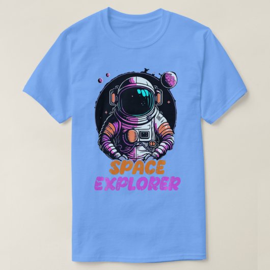 WeltraumExplorer - Langschläfer 1 T-Shirt (Design vorne)