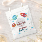 Weltraumexplosion vom 1. Geburtstag Geschenktütchen (Ausgeschnitten)
