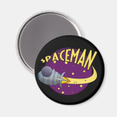 Weltraumfahrer Magnet (Vorderseite/Rückseite)
