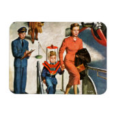 Weltraumfahrer Magnet (Horizontal)