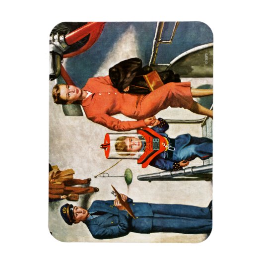 Weltraumfahrer Magnet (Vertikal)