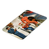 Weltraumfahrer Magnet (Linke Seite)