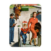 Weltraumfahrer Magnet (Vertikal)