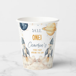 Weltraumfahrt auf der Sun Birthday Party Pappbecher