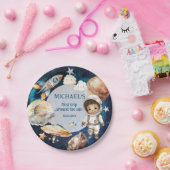 Weltraumfahrt auf der Sun Birthday Party Pappteller (Party)