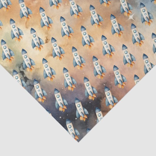 Weltraumfahrt auf der Sun Birthday Party Seidenpapier (Ausschnitt)