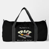 Weltraumfahrt eines Raketenführers Duffle Bag (Vorderseite)