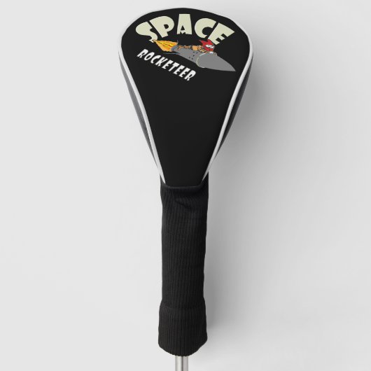 Weltraumfahrt eines Raketenführers Golf Headcover (Vorderseite)