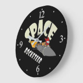 Weltraumfahrt eines Raketenführers Große Wanduhr (Winkel)