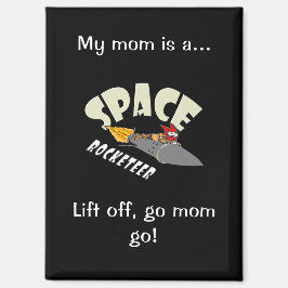 Weltraumfahrt eines Raketenführers Magnet