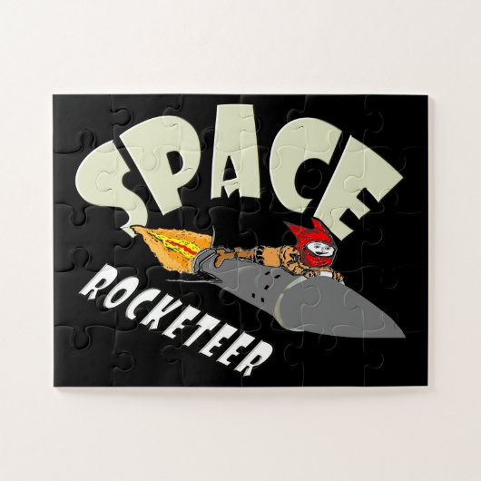 Weltraumfahrt eines Raketenführers Puzzle (Horizontal)