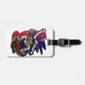 Weltraumfahrt Gepäckanhänger (Vorderseite horizontal)