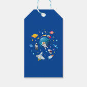 Weltraumfahrt Geschenkanhänger (Vorderseite)