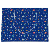 Weltraumfahrt Große Geschenktüte (Vorderseite)