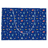 Weltraumfahrt Große Geschenktüte (Rückseite)