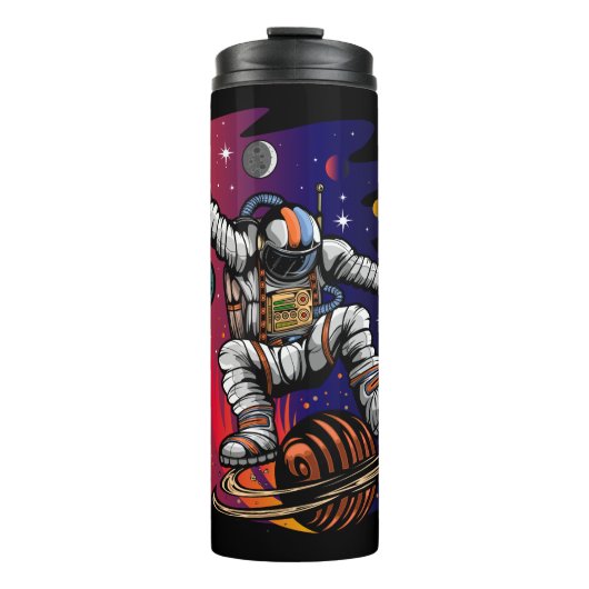Weltraumfahrt Thermosbecher (Vorderseite)