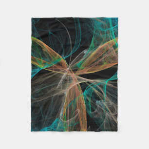 Weltraumfantasie Fleecedecke