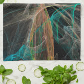 Weltraumfantasie Geschirrtuch (Gefaltet)