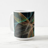 Weltraumfantasie Kaffeetasse (Vorderseite Links)