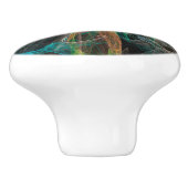 Weltraumfantasie Keramikknauf (Seitenansicht)