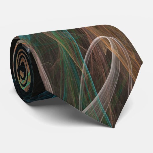 Weltraumfantasie Krawatte (Gerollt)