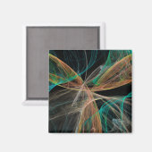 Weltraumfantasie Magnet (Vorderseite/Rückseite)