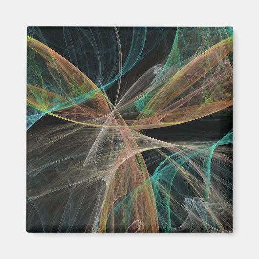 Weltraumfantasie Magnet (Vorne)