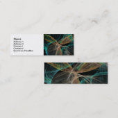 Weltraumfantasie Mini Visitenkarte (Vorne/Hinten)