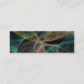 Weltraumfantasie Mini Visitenkarte (Rückseite)