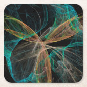 Weltraumfantasie Rechteckiger Pappuntersetzer (Vorderseite)