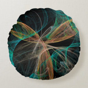 Weltraumfantasie Rundes Kissen