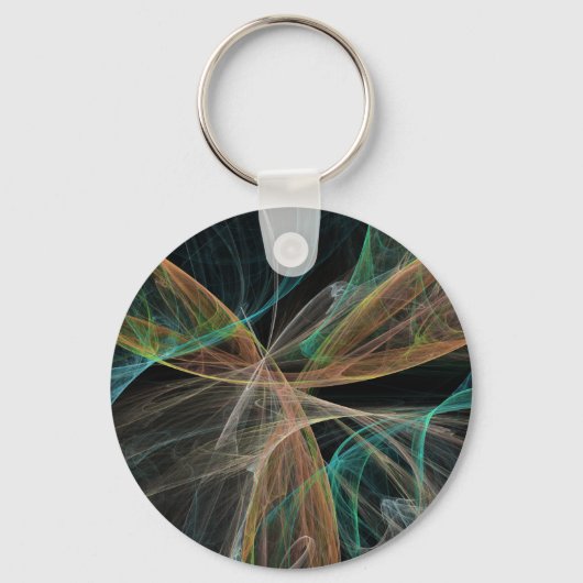 Weltraumfantasie Schlüsselanhänger (Vorderseite)