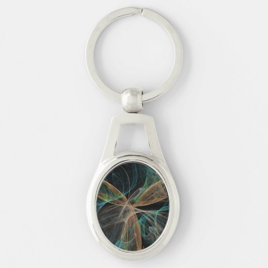 Weltraumfantasie Schlüsselanhänger (Vorderseite)