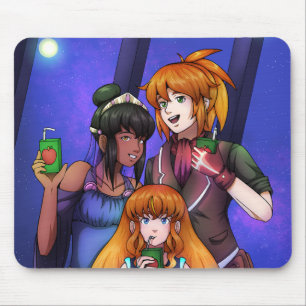 Weltraumfeier im neuen Jahr Mousepad