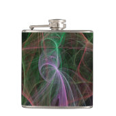 Weltraumflamme Flachmann (Vorderseite)